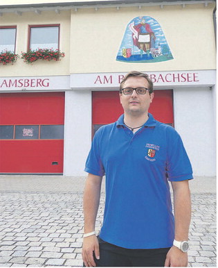 Hat in der Ramsberger Feuerwehr einen großen Rückhalt: Florian Riedl (33), der alte und neue Kommandant.