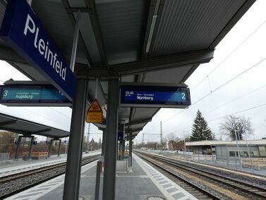 Bahnsteig Pleinfeld